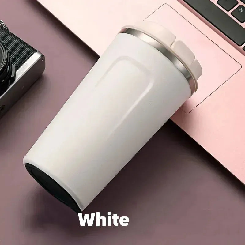 Resemugg i Rostfritt Stål – 380/510 ml Termosmugg med Läckageskydd