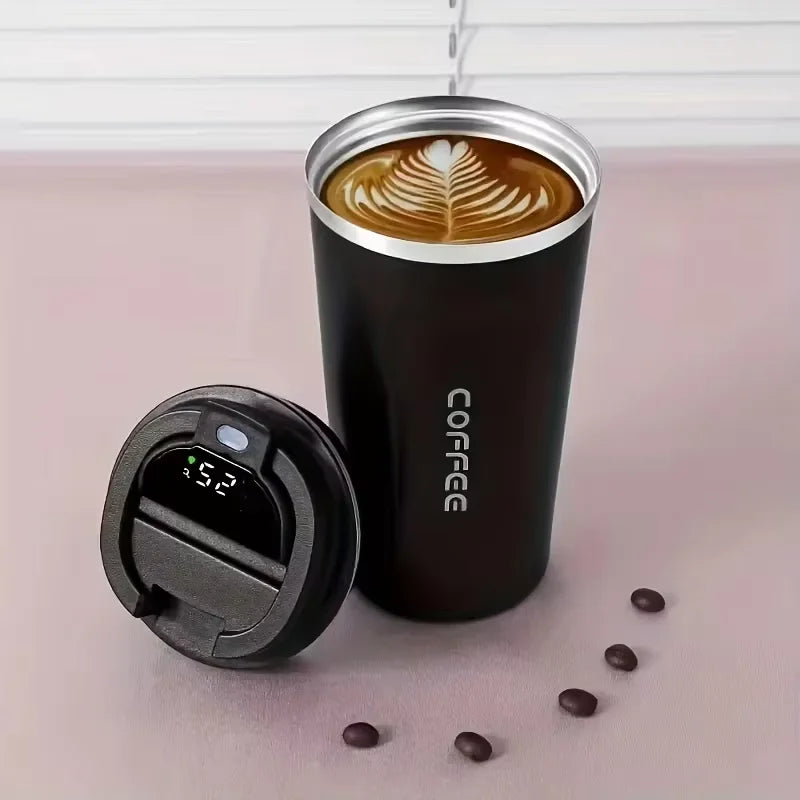 Resemugg i Rostfritt Stål – 380/510 ml Termosmugg med Läckageskydd