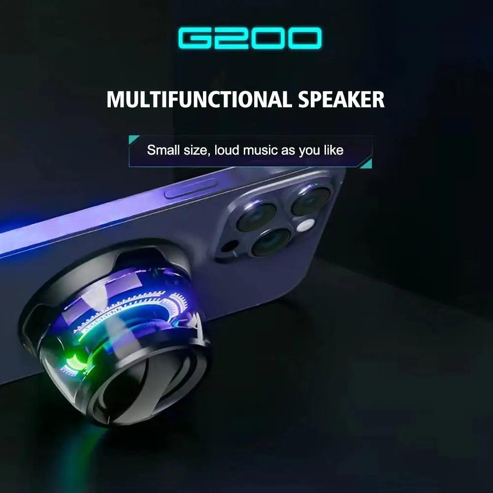 Sound on the Go: Trådlös Magnetisk Högtalare