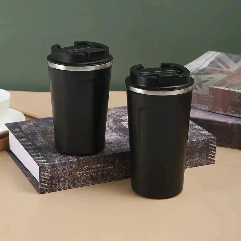Resemugg i Rostfritt Stål – 380/510 ml Termosmugg med Läckageskydd